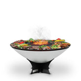 Arteflame 40" Platinum Edition Fire Pit with Cooktop - AF40BLKNOB